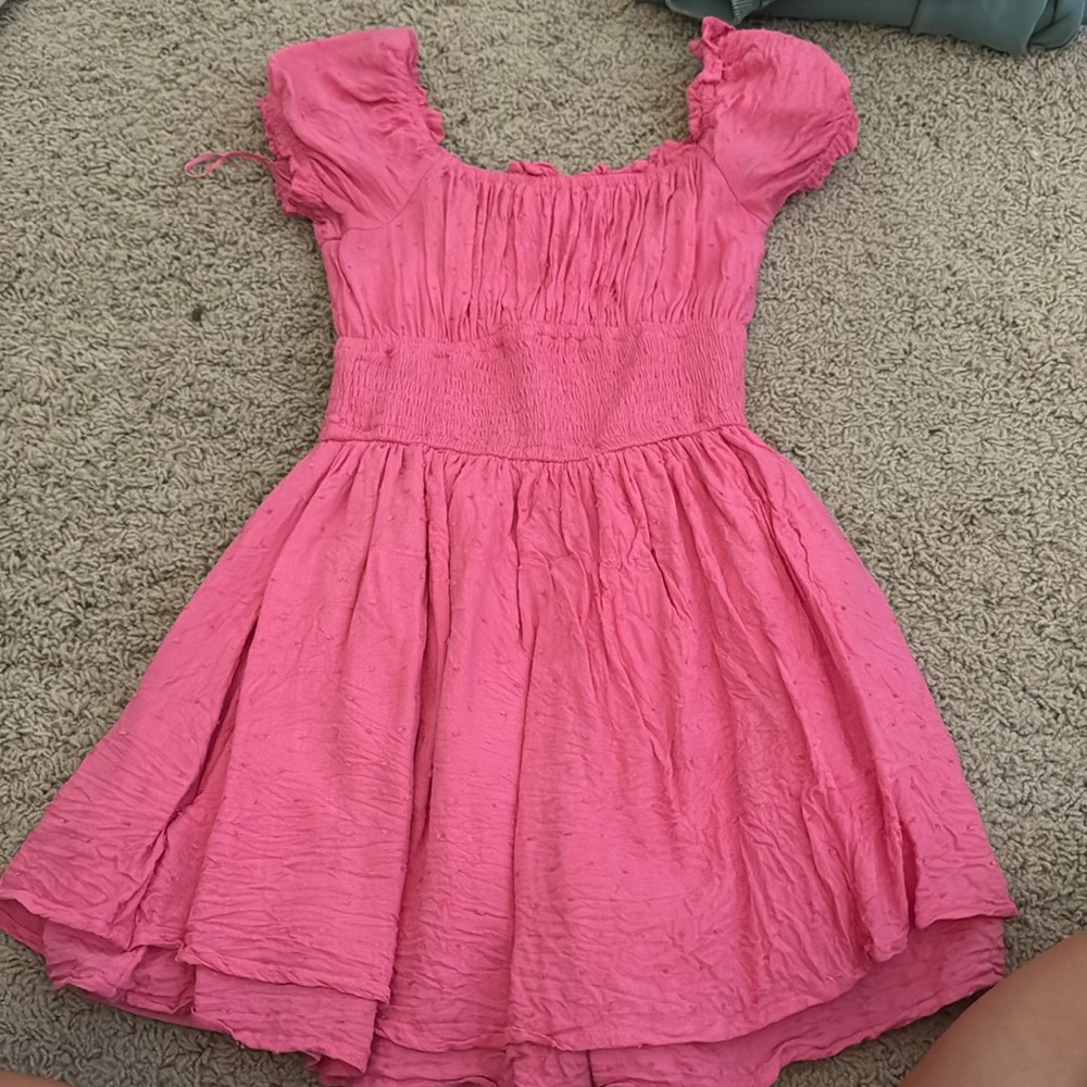 Pink Hollisterr Romper Dress
